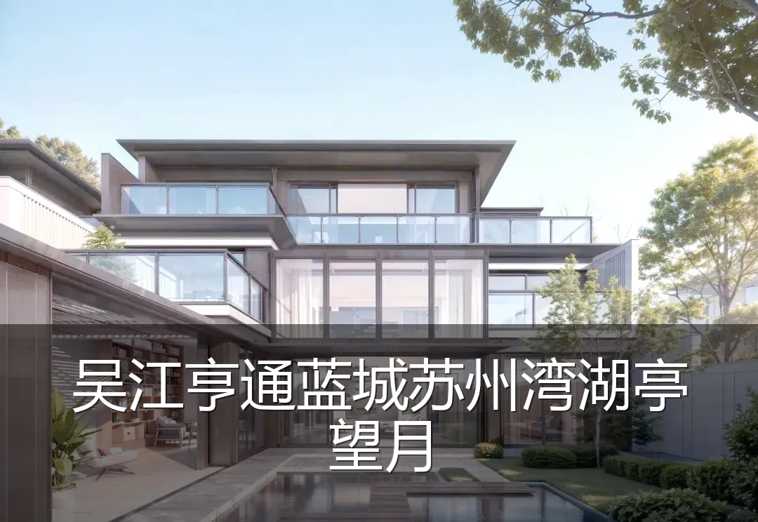 吴江亨通蓝城苏州湾湖亭望月